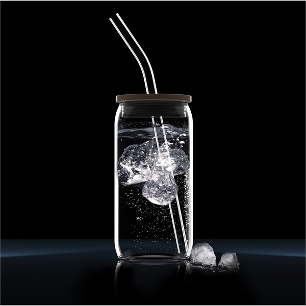 Asobu Glass Straw Tumbler, 16 oz.... from ASI 31518 ADNART / Ad-N-Art
