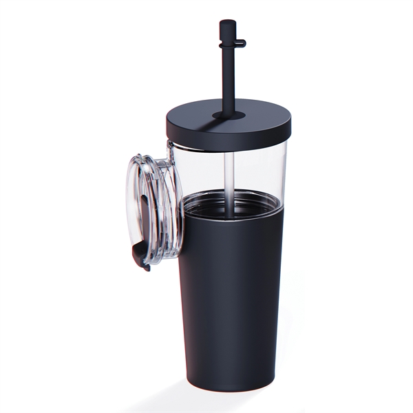 2 in 1 See-Through Straw Tumbler with Detachable Insulated Mug with... from ASI 31518 ADNART