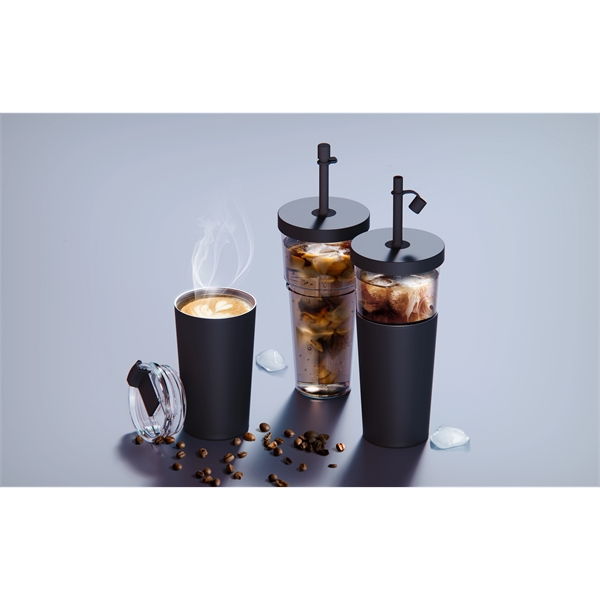 2 in 1 See-Through Straw Tumbler with Detachable Insulated Mug with... from ASI 31518 ADNART