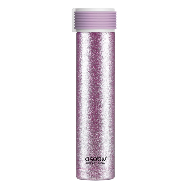 Skinny glitter water bottle, 7.8oz/230ml..... from ASI 31518 ADNART