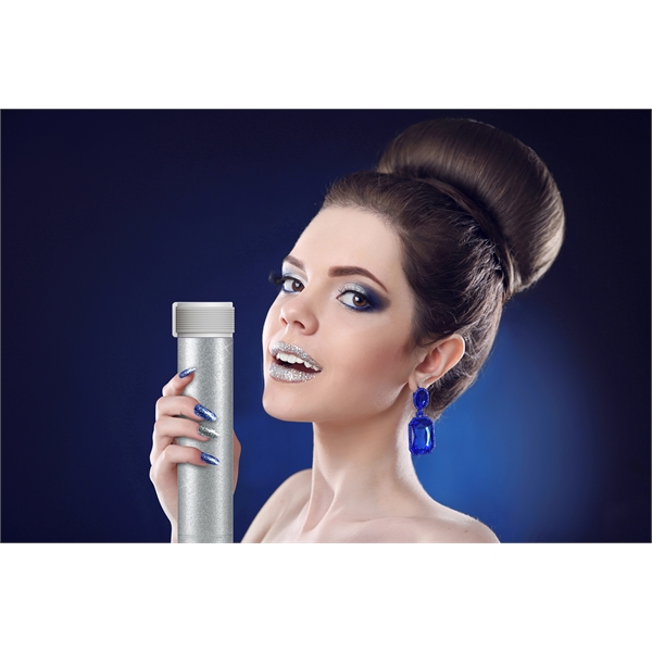 Skinny glitter water bottle, 7.8oz/230ml..... from ASI 31518 ADNART