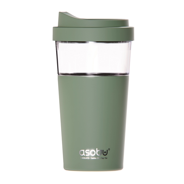 Hot and Cold Travel Mug with Vacuum Insulation and See Through... from ASI 31518 ADNART