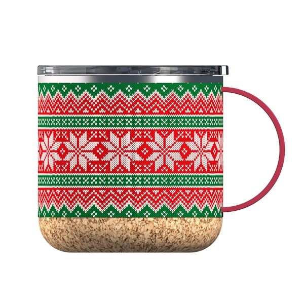 Insulated stainless steel mug with ceramic coated interior and spill proof... from ASI 31518 ADNART