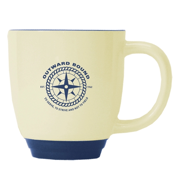 14 Oz. ceramic mug with almond body.... from ASI 74245 Nordic Co Inc / Nordic Nordic Promos