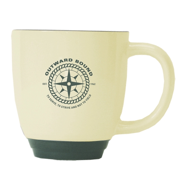 14 Oz. ceramic mug with almond body.... from ASI 74245 Nordic Co Inc / Nordic Nordic Promos