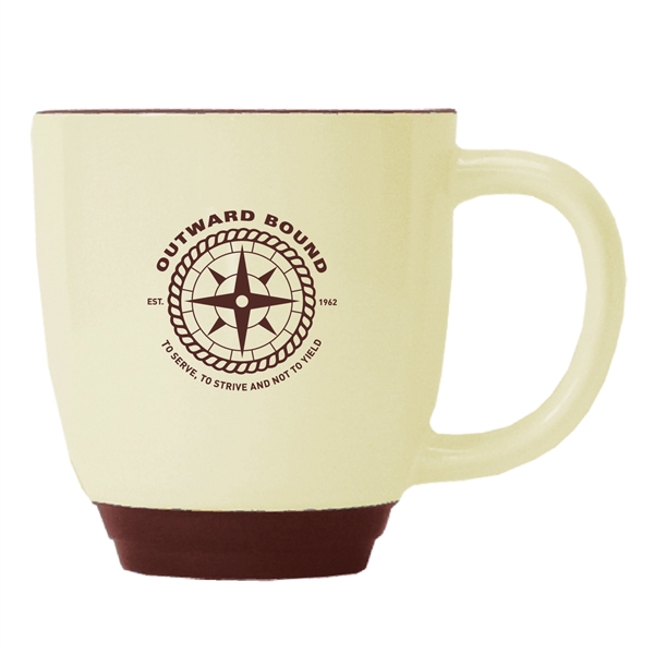 14 Oz. ceramic mug with almond body.... from ASI 74245 Nordic Co Inc / Nordic Nordic Promos