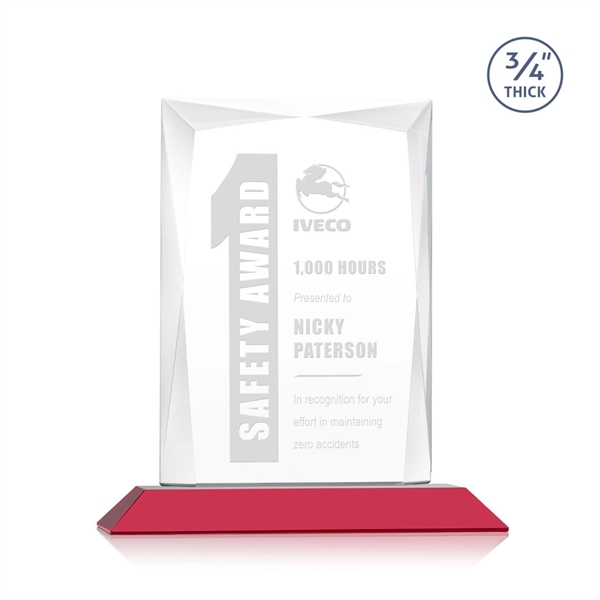 Rectangular shape starfire color award on a clear or colored base.... from ASI 84592 St Regis Group / St Regis