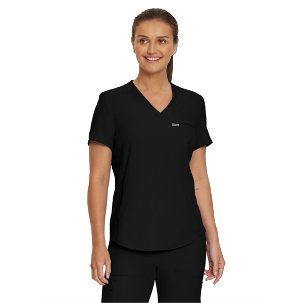Landau Forward Women's 2-Pocket V-Neck Top... from ASI 86018 Scrub Authority / Uniform Stores