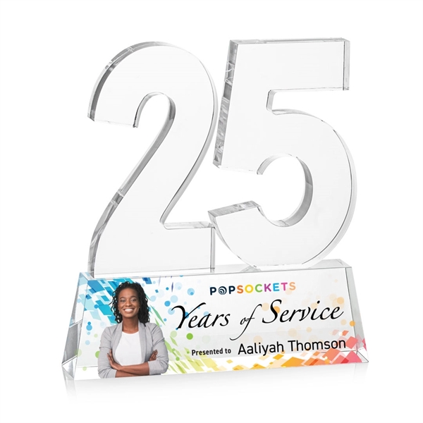 Milestone Award. Available with single, double or triple digits, these awards... from ASI 84592 St Regis Group / St Regis