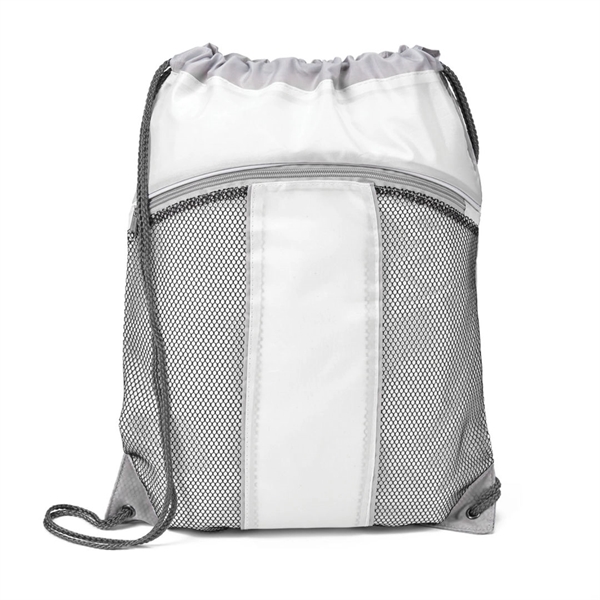 2 tone mesh and nylon drawstring tote.... from ASI 84592 St Regis Group