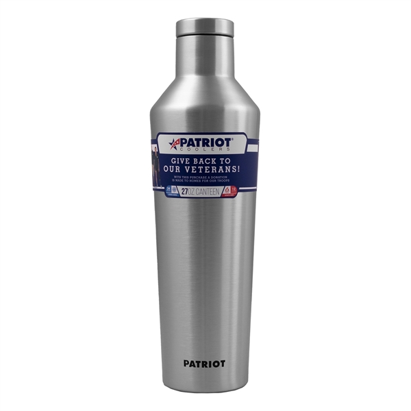 27 oz. stainless steel canteen with insulation and wide-mouth opening.... from ASI 61005 Hirsch Gift Inc