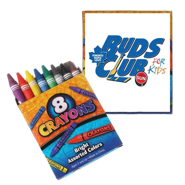 This pack of crayons includes 8 assorted colored crayons (colors may... from ASI 52710 Lincoln Line