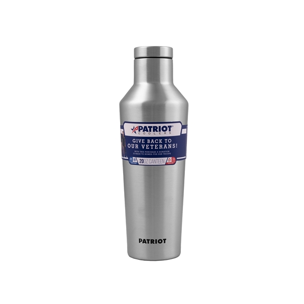 20 oz. stainless steel canteen with insulation and wide-mouth opening.... from ASI 61005 Hirsch Gift Inc