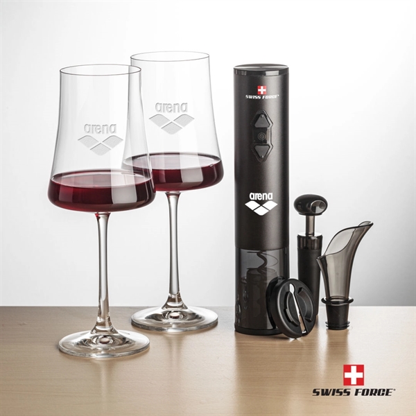 Giftset includes 2 Dakota wine glasses and Swiss Force® wine opener... from ASI 84592 St Regis Group