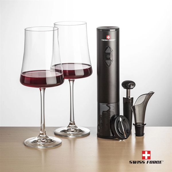 Giftset includes 2 Dakota wine glasses and Swiss Force® wine opener... from ASI 84592 St Regis Group