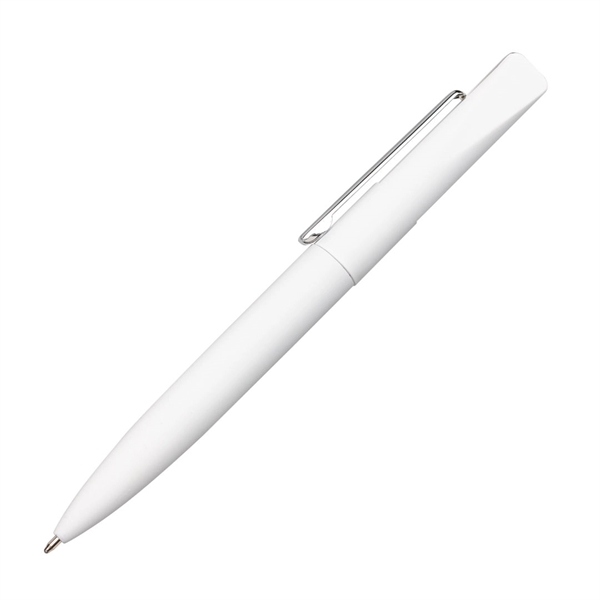 Metal twist-action ballpoint pen with chrome trim and black ink- medium... from ASI 84592 St Regis Group