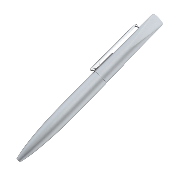 Metal twist-action ballpoint pen with chrome trim and black ink- medium... from ASI 84592 St Regis Group