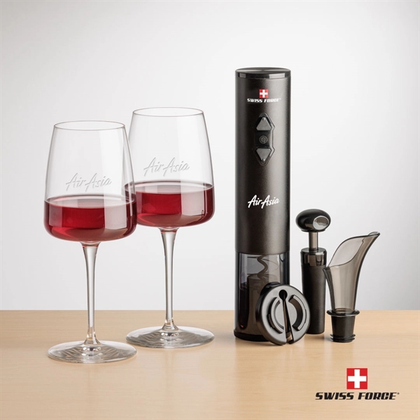 Giftset includes 2 Dunhill wine glasses and Swiss Force® wine opener... from ASI 84592 St Regis Group