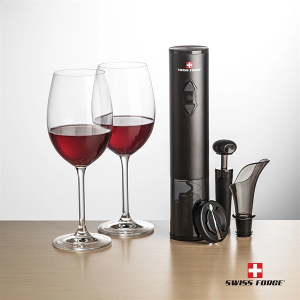 Giftset includes 2 Coleford wine glasses and Swiss Force® wine opener... from ASI 84592 St Regis Group