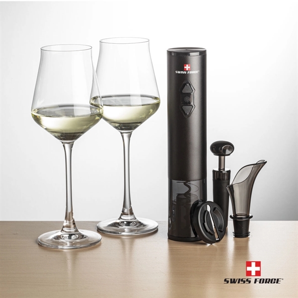 Giftset includes 2 Bretton wine glasses and Swiss Force® wine opener... from ASI 84592 St Regis Group