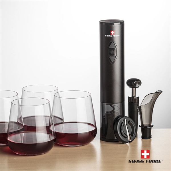 Giftset includes 2 or 4 Howden Stemless wine glasses and Swiss... from ASI 84592 St Regis Group