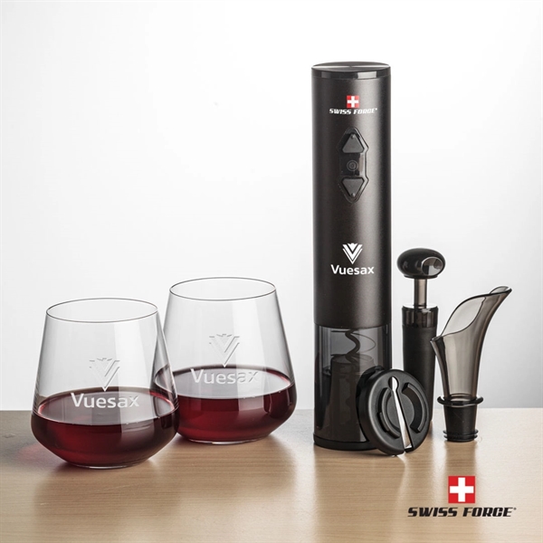 Giftset includes 2 or 4 Cannes Stemless wine glasses and Swiss... from ASI 84592 St Regis Group