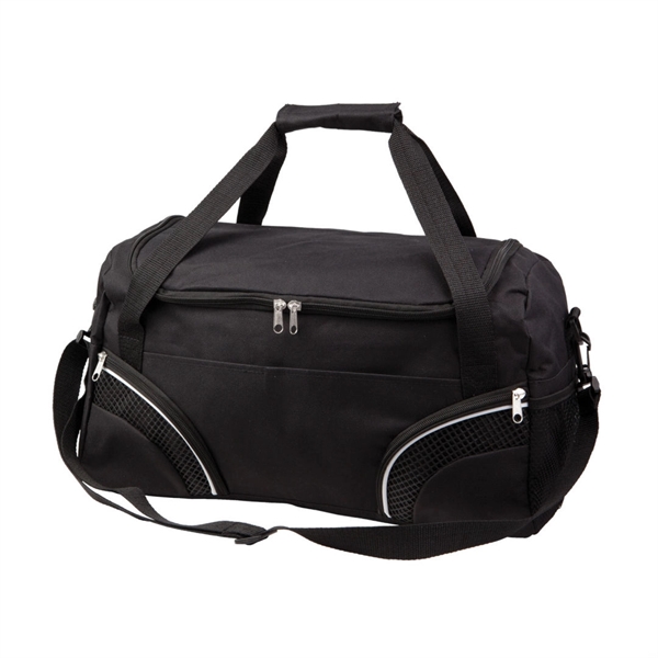 Polyester bag with sports bottle pocket and large main compartment.... from ASI 84592 St Regis Group