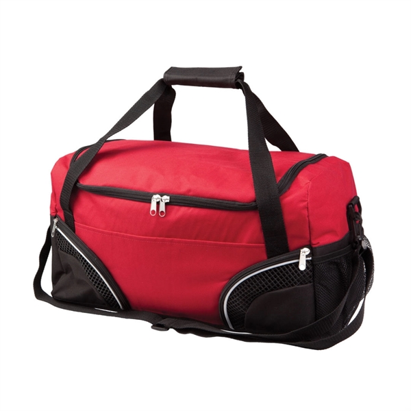 Polyester bag with sports bottle pocket and large main compartment.... from ASI 84592 St Regis Group