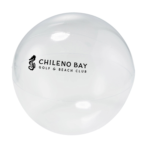 16" translucent PVC inflatable beach ball.... from ASI 63549 Jornik Manufacturing Corp / Jornik
