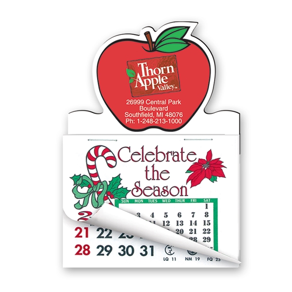 Apple Shape Calendar Pad Magnets.... from ASI 93520 Ventura Inc