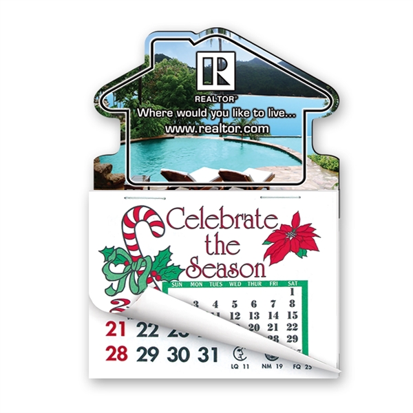 House Shape Calendar Pad Magnets.... from ASI 93520 Ventura Inc