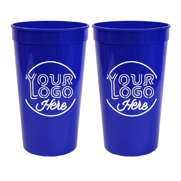32 oz tall, smooth stadium cup. Available in 7 stock colors.... from ASI 35745 American Zebra Line/AZL