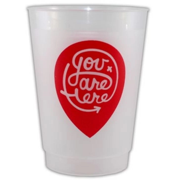 Natural frost flex cup; flexible polypropylene material.... from ASI 35745 American Zebra Line/AZL