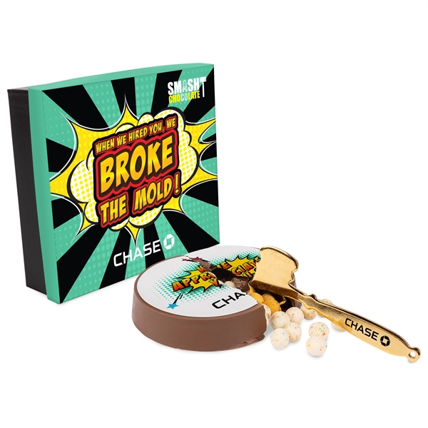 Smash Chocolate Cake w/ Birthday Cake Bites & Color Topper... from ASI 44900 NC Custom (CI/Lanco) / Chocolate Inn