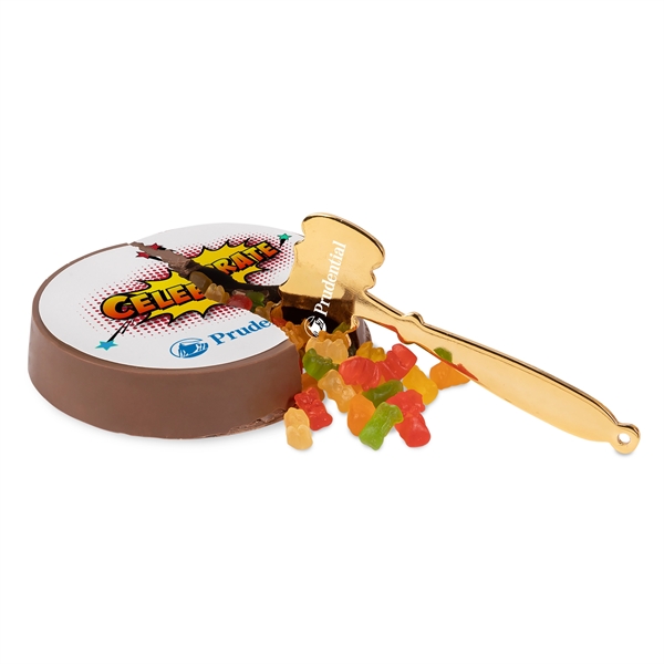 Smash Chocolate Cake w/ Gummy Bears & Color Topper... from ASI 44900 NC Custom (CI/Lanco) / Chocolate Inn