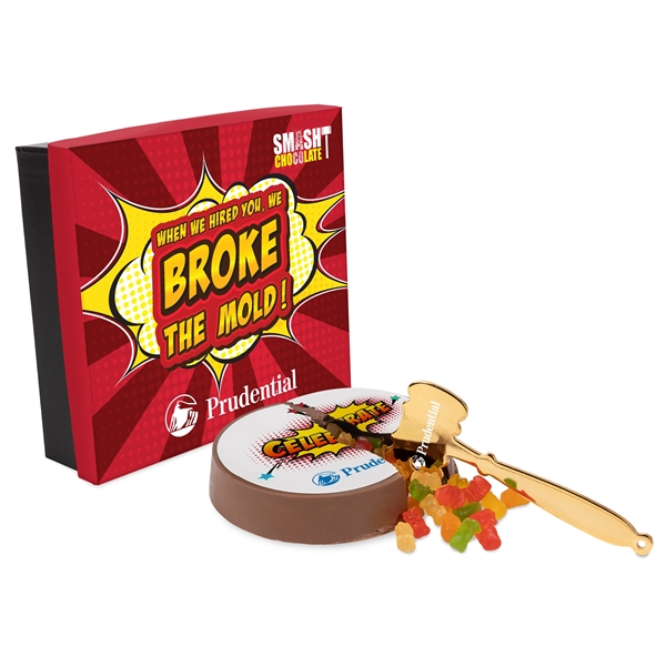 Smash Chocolate Cake w/ Gummy Bears & Color Topper... from ASI 44900 NC Custom (CI/Lanco) / Chocolate Inn