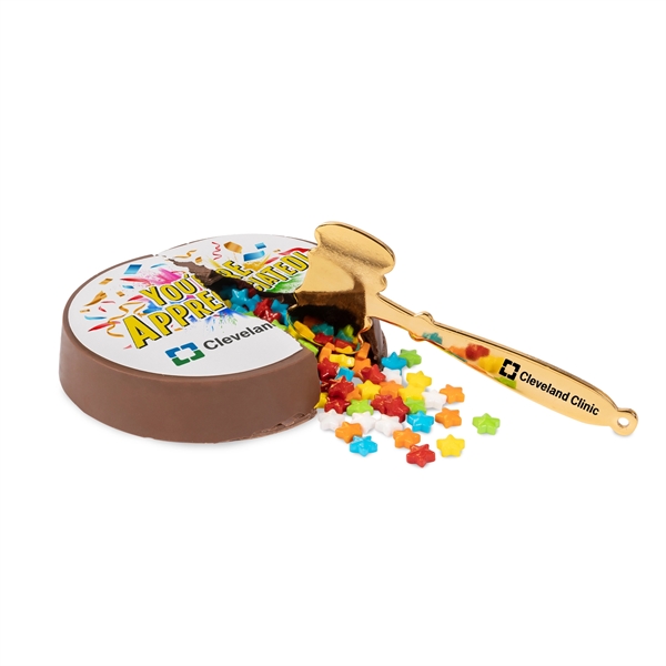 Smash Chocolate Cake w/ Starzmania & Color Topper... from ASI 44900 NC Custom (CI/Lanco) / Chocolate Inn