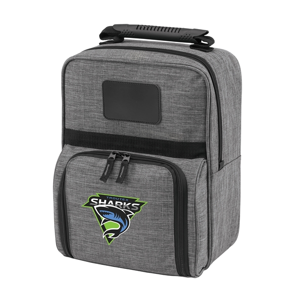 Golf Shoe Caddy with zippered compartments, mesh organizer and pocket, and... from ASI 86565 Seville Gear