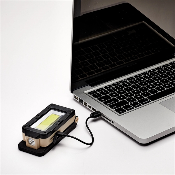 5" long COB rechargeable worklight and flashlight combination. It can kick... from ASI 46170 Compass Industries Inc