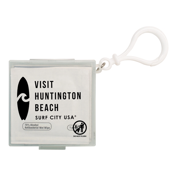 10 individual wet wipes with citrus scent inside a square plastic... from ASI 90807 Tekweld