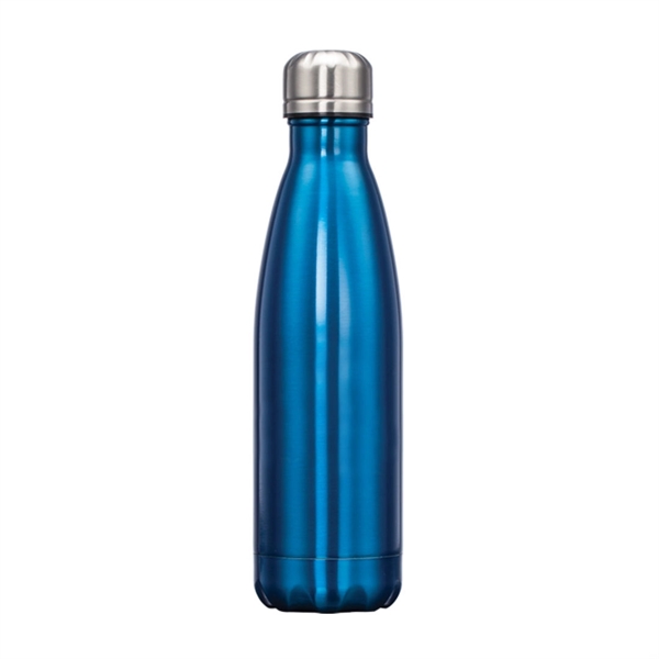 Single wall stainless steel water bottle with metallic color finish... from ASI 84592 St Regis Group