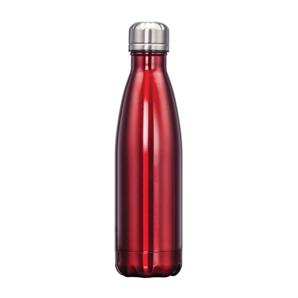 Single wall stainless steel water bottle with metallic color finish... from ASI 84592 St Regis Group