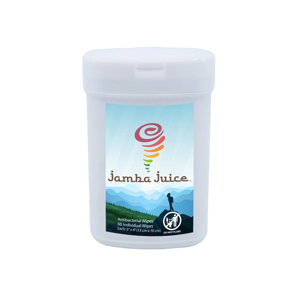 60 individual antibacterial wet wipes in a convenient container.... from ASI 90807 Tekweld