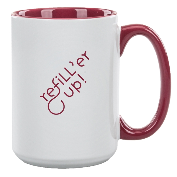 15 Oz. ceramic made True Color Academy Mug.... from ASI 74245 Nordic Co Inc