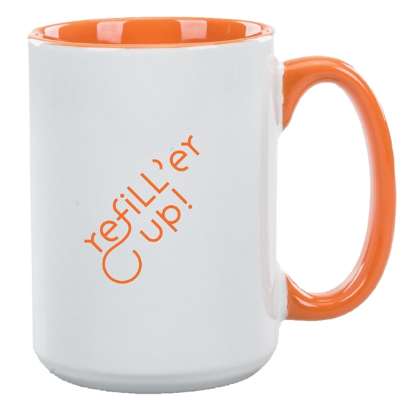 15 Oz. ceramic made True Color Academy Mug.... from ASI 74245 Nordic Co Inc