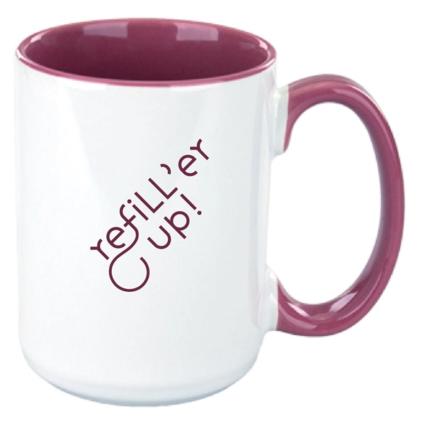 15 Oz. ceramic made True Color Academy Mug.... from ASI 74245 Nordic Co Inc