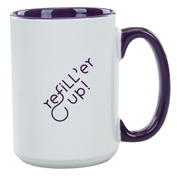 15 Oz. ceramic made True Color Academy Mug.... from ASI 74245 Nordic Co Inc