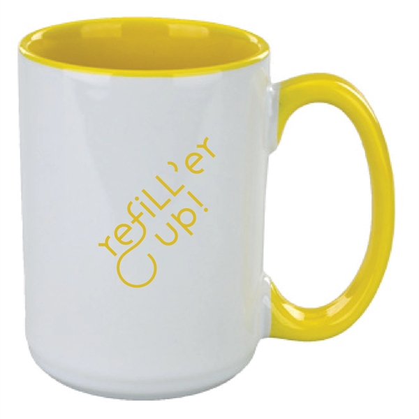15 Oz. ceramic made True Color Academy Mug.... from ASI 74245 Nordic Co Inc