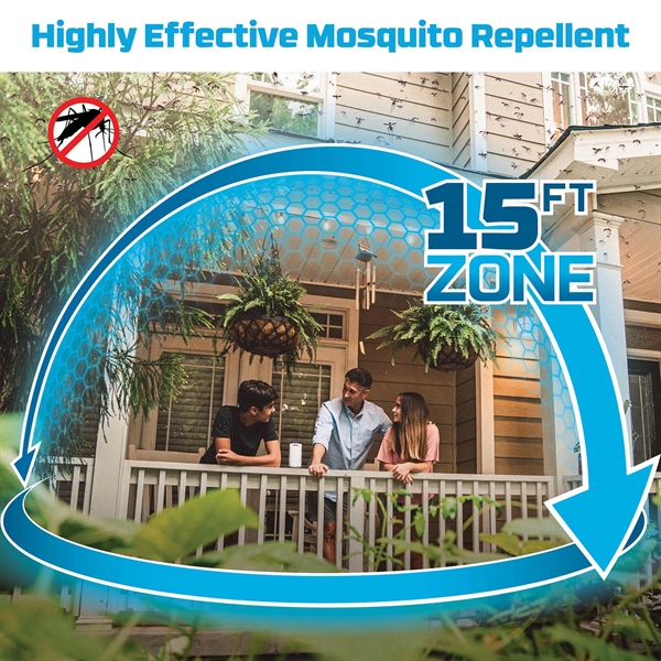 Easy to use mosquito repellent technology that provides hours of scent-free,... from ASI 46170 Compass Industries Inc