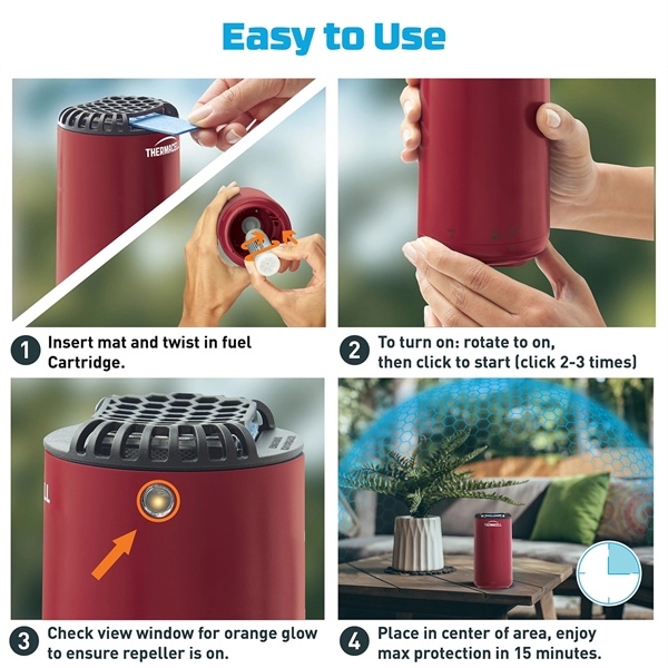 Easy to use mosquito repellent technology that provides hours of scent-free,... from ASI 46170 Compass Industries Inc
